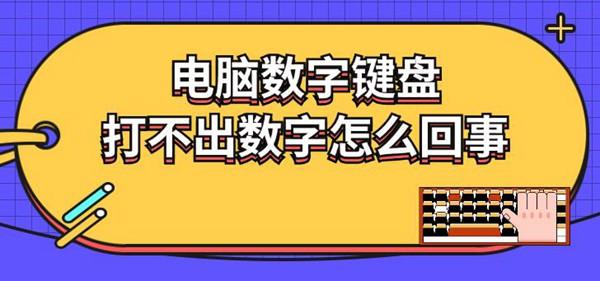 電腦數(shù)字鍵盤打不出數(shù)字怎么回事 原因及解決方法